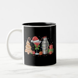 Tasse 2 Couleurs Cocktail de Noël Espresso Martini Fête de Boisson