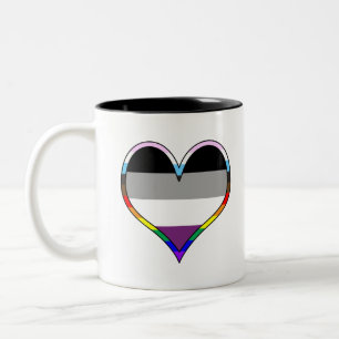 Tasse 2 Couleurs Coeur de la Fierté d'As