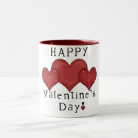 Coeurs Heureuses Saintes-Valentin D7 Café/Tasse de