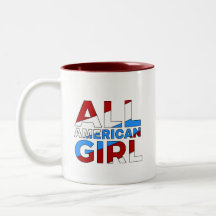 Coffee Cup : All American Girl