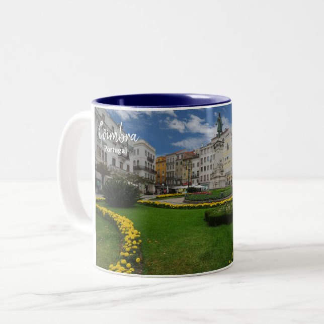 Tasse 2 Couleurs Coimbra - Le vrai Portugal (Devant gauche)