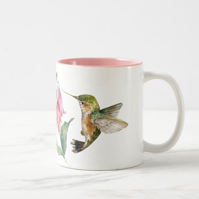 Tasse 2 Couleurs Colibris (Droit)