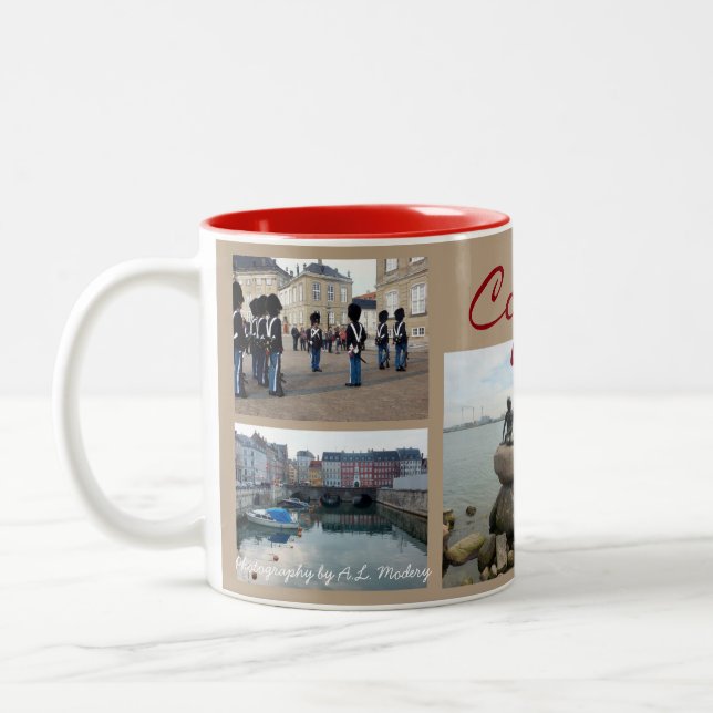 Tasse 2 Couleurs Collage de Copenhague (Gauche)
