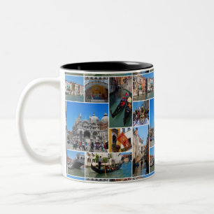 Tasse 2 Couleurs Collage de Venise