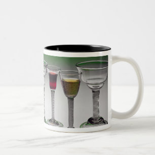 Tasse 2 Couleurs Collection de verres de vin de tiges de torsion