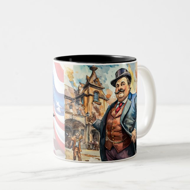 Tasse 2 Couleurs Collection présidentielle (Devant droit)