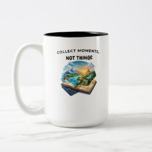 Tasse 2 Couleurs Collectionnez les moments et non les choses Voya