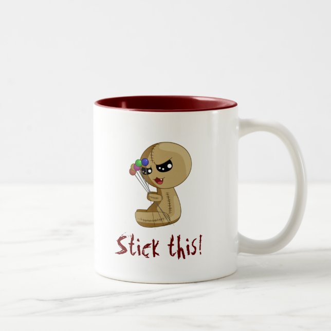 Tasse 2 Couleurs Collez ceci ! (Droit)