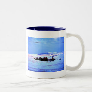 Tasse 2 Couleurs Collines enneigées