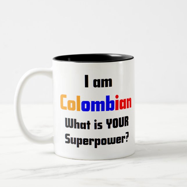 Tasse 2 Couleurs colombien (Gauche)