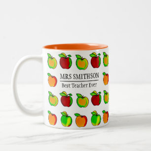 Tasse 2 Couleurs Coloré Automne Pomme Motif Cadeau mignon pour ense