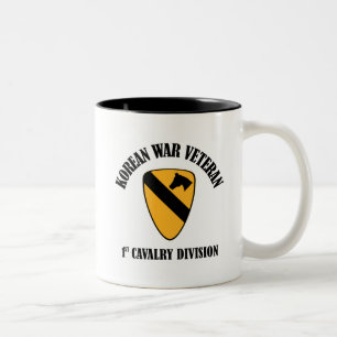 Tasse 2 Couleurs Combattant de Guerre de Corée - ęr Cav