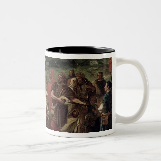Tasse 2 Couleurs Comédiens ou bouffons arabes, 1848 (Droit)
