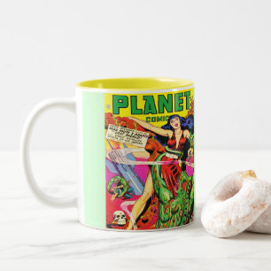TASSE 2 COULEURS COMICS DE PLANÈTES : SCIENCE ICONIQUE FICTION PUBL