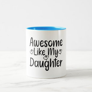 Tasse 2 Couleurs Comme Ma Fille
