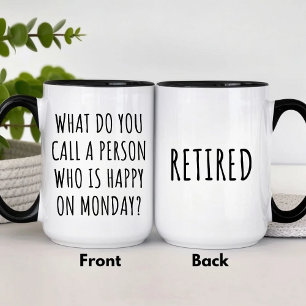 Tasse 2 Couleurs Comment Appelez-Vous Une Personne Qui Est Heureuse