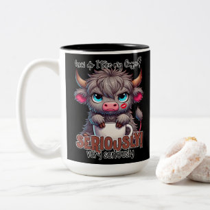 Tasse 2 Couleurs Comment je prends mon café ? Sérieusement Très sér