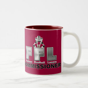 Tasse 2 Couleurs Commissaire de Ligue de Football d'imaginaire
