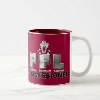 Tasse 2 Couleurs Commissaire de Ligue de Football d'imaginaire