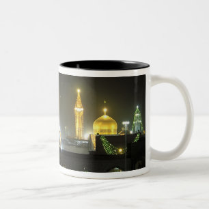Tasse 2 Couleurs Complexe du sanctuaire de l'Imam Reza la nuit, Mac