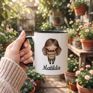 Tasse 2 Couleurs Conception amoureux de plantes personnalisée