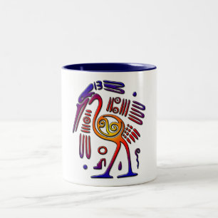 Tasse 2 Couleurs Conception antique du Mexique