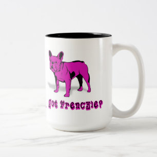 Tasse 2 Couleurs Conception artistique de race de chien de