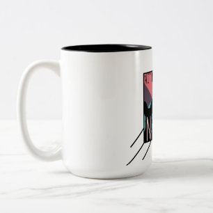 Tasse 2 Couleurs Conception de Carré NMD