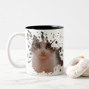 Tasse 2 Couleurs Conception de chats cool   Meilleur cadeau du prop