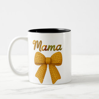 Tasse 2 Couleurs conception de fil de maman
