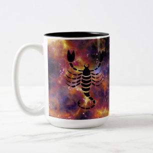 Tasse 2 Couleurs Conception de la galaxie du zodiaque Scorpion – As
