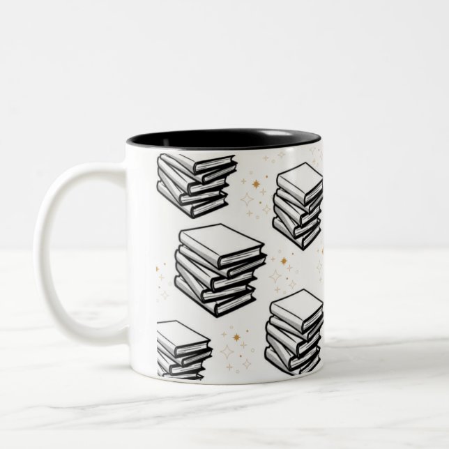 Tasse 2 Couleurs "Conception de livres" (Gauche)