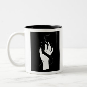 Tasse 2 Couleurs Conception de serpent de main