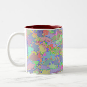 Tasse 2 Couleurs Conception denteuse