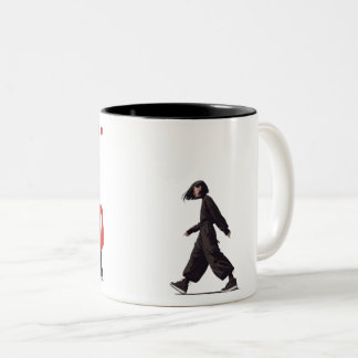 Tasse 2 Couleurs Conception Graphique Minimaliste Un Pas En Avant