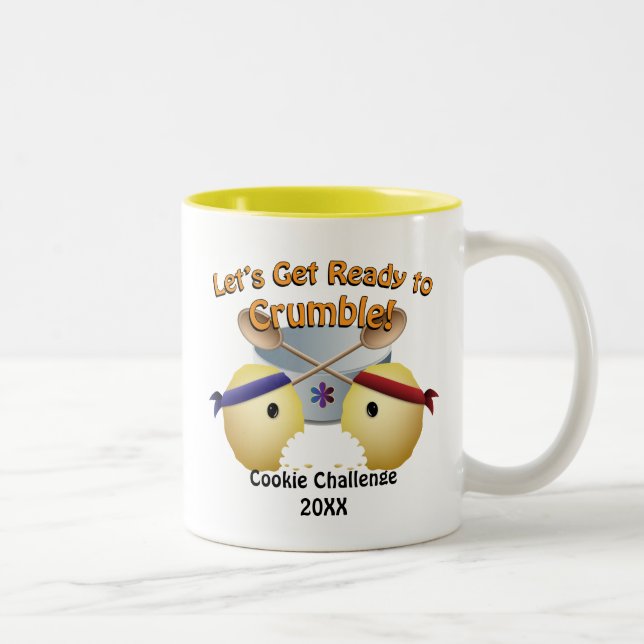 Tasse 2 Couleurs Concours de cuisson des biscuits (Droit)