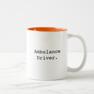 Tasse 2 Couleurs conducteur d'ambulance secouriste premier interven