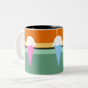 Tasse 2 Couleurs Cône de glace