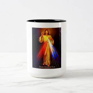 Tasse 2 Couleurs Confiance de Jésus I dans vous