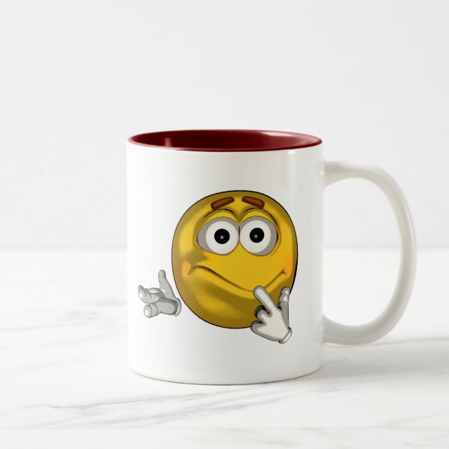 Tasse 2 Couleurs Confus - Toon (Droit)