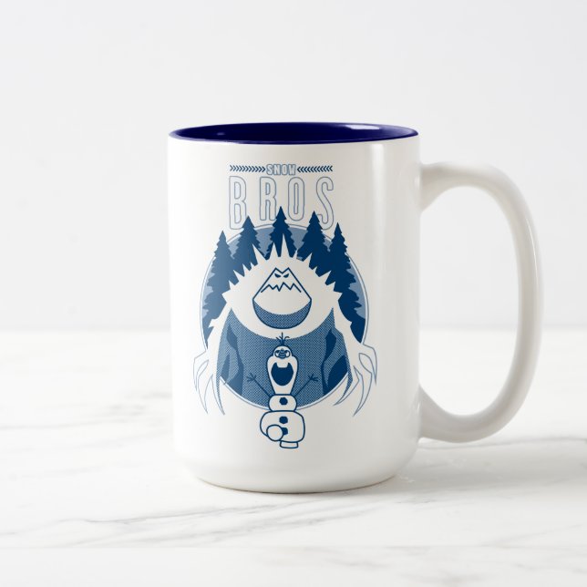 Tasse 2 Couleurs Congelé | Bros à neige (Droit)