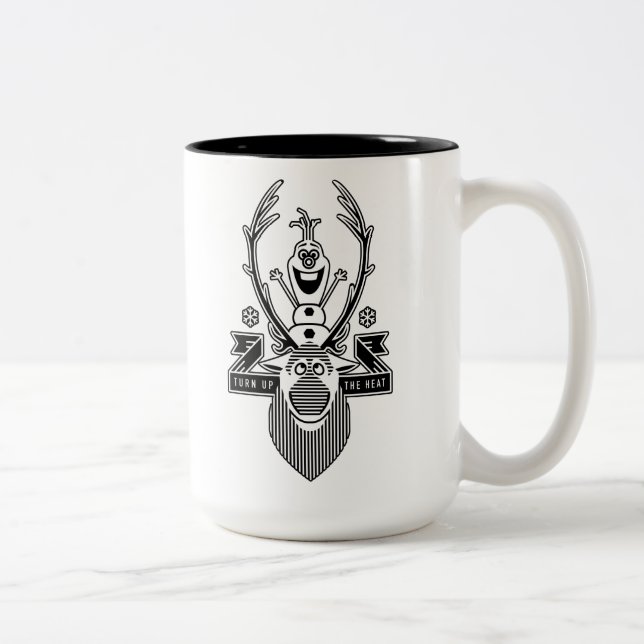 Tasse 2 Couleurs Congelé | Olaf et Sven (Droit)