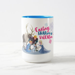 Tasse 2 Couleurs congelé  Soins, partage de la Saint-Valentin