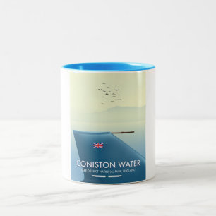 Tasse 2 Couleurs Coniston Water, district lacustre, Angleterre
