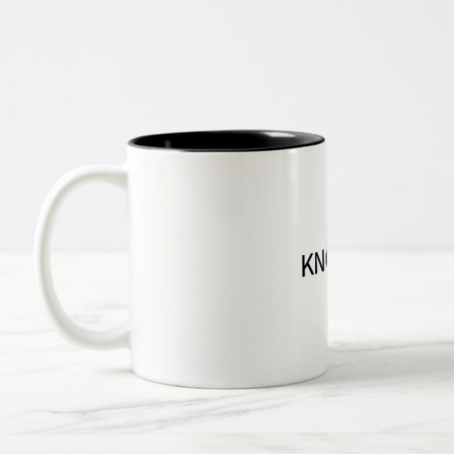 TASSE 2 COULEURS CONNAISSEZ-MOI (Gauche)