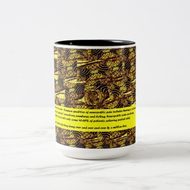 Tasse 2 Couleurs Conscience de milliseconde - million de Beez (Centre)