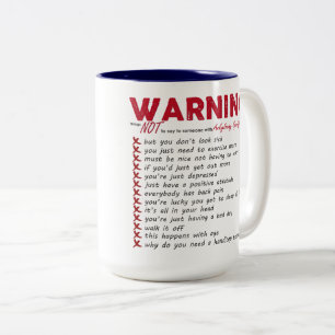 Tasse 2 Couleurs Conscience de spondylarthrite ankylosante grande