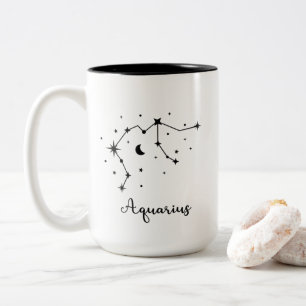 Tasse 2 Couleurs Constellation d'Aquarius