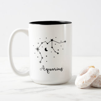 Tasse 2 Couleurs Constellation d'Aquarius