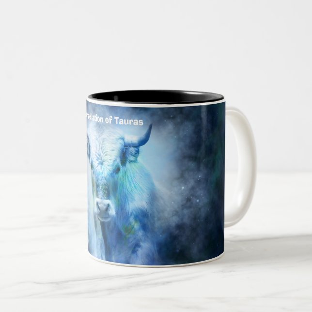 Tasse 2 Couleurs Constellation de Tauras (Devant droit)
